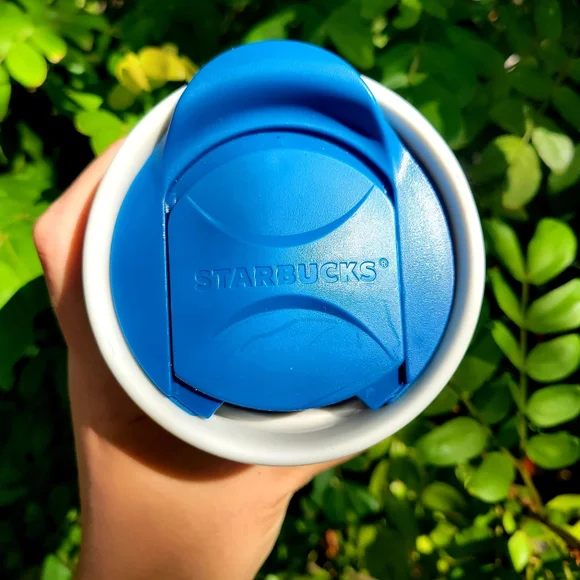 🌟RARE Starbucks glass travel tumbler Siren series with real Swarovski cr…